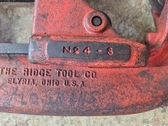 Ridgid No. 4-S Pipe Tubing Cutter 2&Prime; &ndash; 4&Prime; Capacity Made in USA Pre-owned