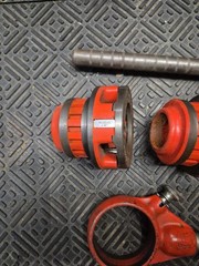 RIDGID 12 R PIPE THREADING DIE SET 1/2&Prime;-2&Prime; w Handle & Ratchet & Craftsman Die