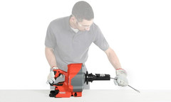 Cordless Drain Snake with 25&prime; Cable, 18V Battery &ndash; Professional Cleaner