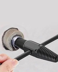 Screw Extractor-Damaged Water Pipe Removal Tool with 1/2 Inch and 3/4 Inch Valve