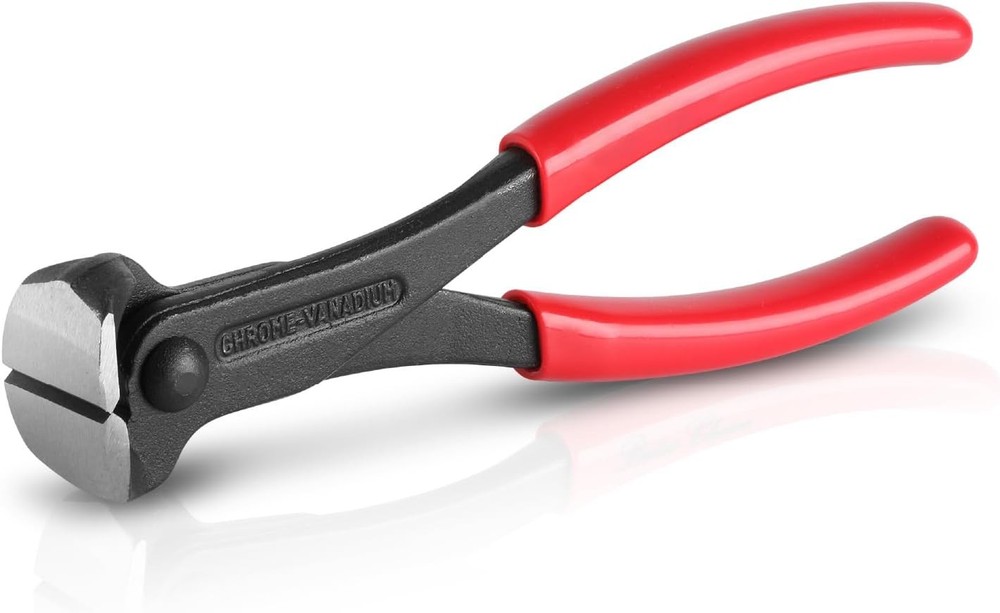Bates- Nail Puller, 7 Inch Steel End Cutting Pliers | Non-Slip Handle Nail Remov