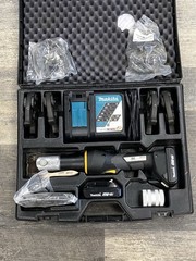 Klauke MAP 219 Mini Battery-Powered Hydraulic Pressing Tool Kit with 7x RLS Jaws