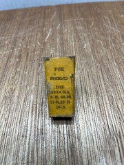 Ridgid 3/8&Prime; NOS Pipe Dies HSS RH For Die Stocks O-R, OO-R, 11-R, 12-R, 30-A
