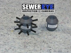 BATTERY POWERED/AC DVR SEWEREYE SEWER CAMERA PIPE VIDEO INSPECTION CAMERA SYSTEM