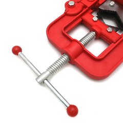 Heavy Duty Cast Iron Forged Hinged Pipe Vice Vise Bench Tube Clamp For 3-12cm