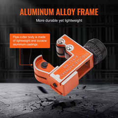 Minimum Pipe O. D Size 0.125 In. to 1.125 In. O. D. Size Tubing Cutter, 1-1/8 In