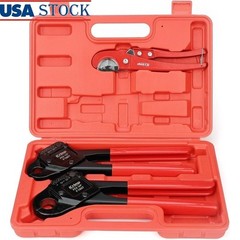 PEX Copper Crimp Ring Angle Tool 1/2in 3/4in PEX Connection Durable Mechanism US