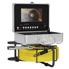 7inch Sewer Pipe Inspection Camera Drain Sewer Pipeline Industrial Endoscope 30m
