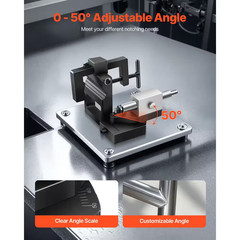 Pipe and Tube Cutter, 1/2 to 3-In. Tubing Cutter with 0 to 50&deg; Adjustable Angle,