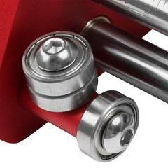 5 Inch 1 Station Sheet Metal Roller and Bending Tool 0-100&deg; Bending Range Red