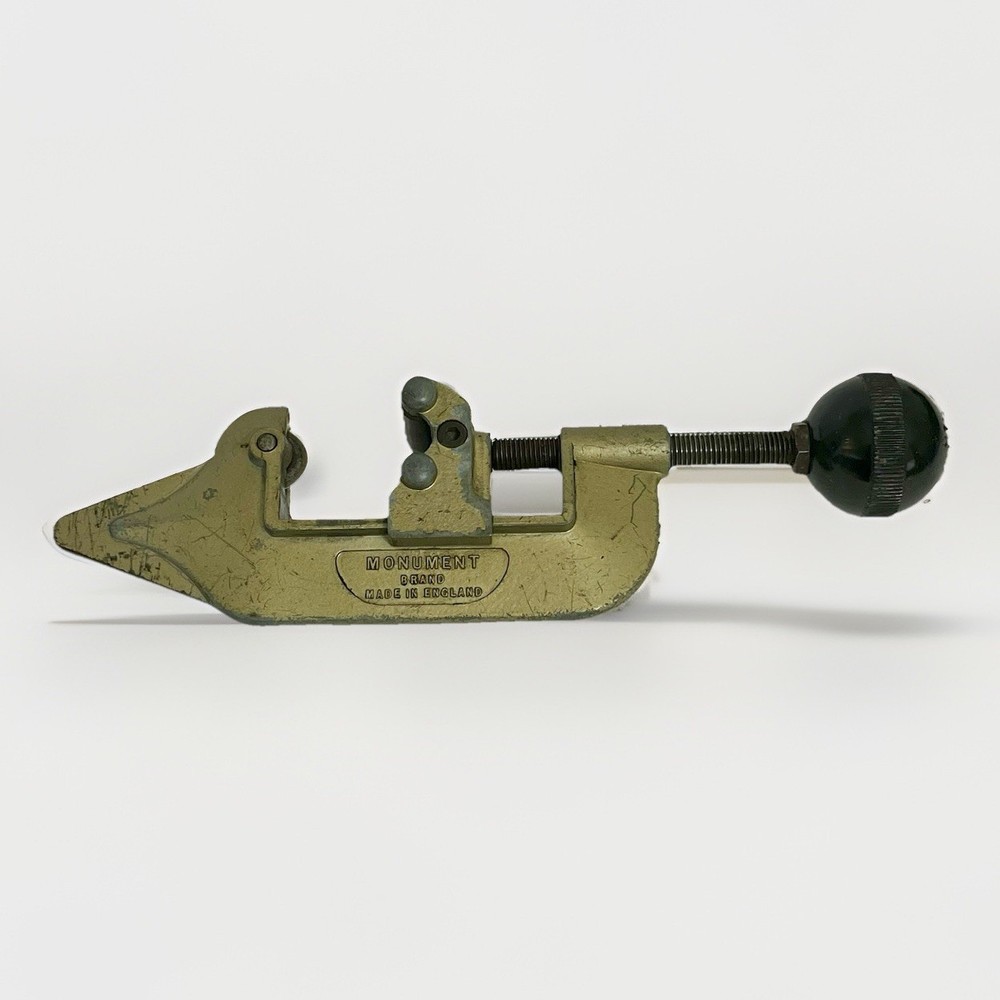 Vintage Monument Pipe Cutter England Size 2A No 363 Hand Held 1/2 &ndash; 1 1/2&Prime;