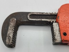 Vintage Great Neck 13&rdquo; Pipe Tool Monkey Wrench PW14 Forged Steel Heavy Duty READ