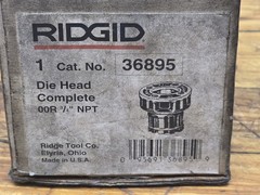 Ridgid 36895 OOR NPT 3/4&Prime; Manual Pipe Threader Die Head, Alloy Rh