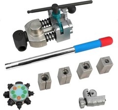 Professional Brake Line Flaring Tool for 3/16&Prime; 1/4&Prime; 5/16&Prime; 3/8&Prime; and 4.75mm Tubing