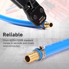 Combo Angle Head PEX Pipe Crimping Tool Kits Used for 1/2&Prime; 3/4&Prime; Pex Crimper
