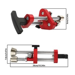 5 Inch 1 Station Sheet Metal Roller and Bending Tool 0-100&deg; Bending Range Red