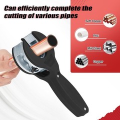 Ratchet-type Pipe Cutter One-hand Fast Pipe Cutting Tool For Cutting 5/16-1-1/8&Prime;