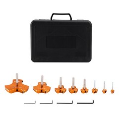 8Pcs PVC Pipe Reamer Kit PVC Fitting Saver (1/2&Prime;+3/4&Prime;+1&Prime;+1-1/4&Prime;+1-1/2&Prime;+2&Prime;+3&Prime;+4&Prime;)