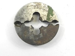 VTG USED WILEY & RUSSEL TOOLS TAP DIES AND HOLDER 3 5/16-18 NC, 5/8-14, 1/4-20