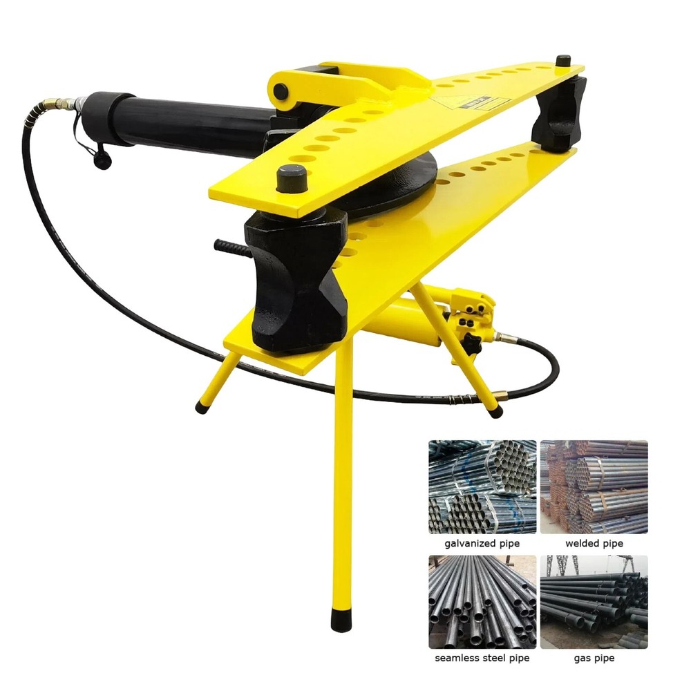 Manual Hydraulic Round Pipe Bender Machine Tripod Split Type with Separable Pump