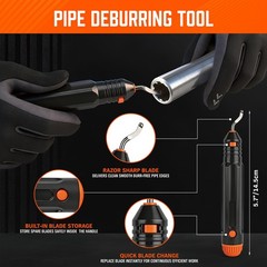 HORUSDY 4-Piece Ultimate Tube Cutter Set, Heavy Duty Pipe Cutter 1/4&Prime;-2&Prime;, Min&hellip;