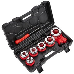 VEVOR Ratchet Pipe Threader Pipe Threading Tool 1/4&Prime; NPT &ndash; 1-1/4&Prime; NPT 6PCS Dies