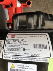 RIDGID K-750 Drain Cleaning Snake Auger Drum Machine For 5/8&rdquo; Or 3/4&rdquo; Cable