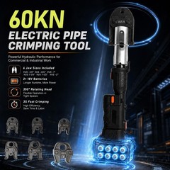 Press Tool Kit Brushless Motor Hydraulic Press Tool with 350&deg; Rotation