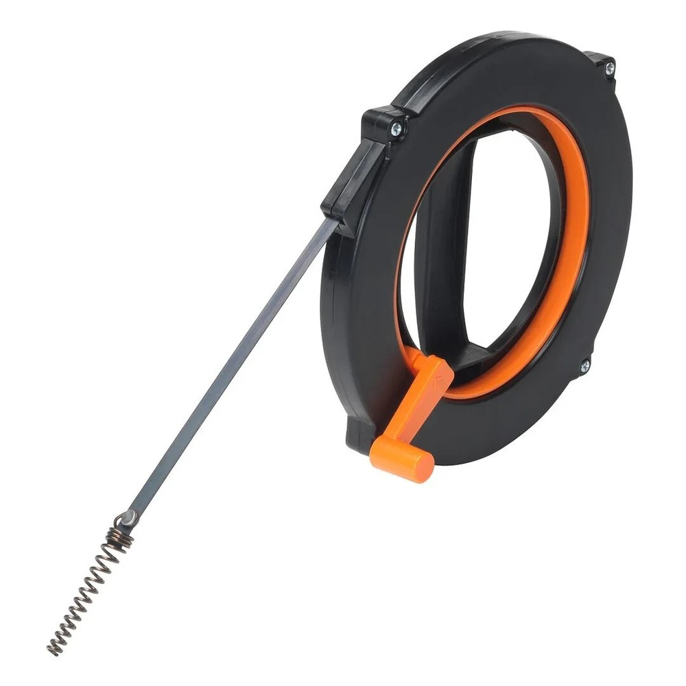 Plumb Craft 20-FT SINK DRAIN CLEANER with Storage Case 1/4-in Flat Steel Tape
