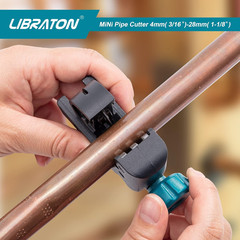 Tubing Cutter 3/16&Prime; to 1-1/8&Prime;, Mini Tube Cutter, Copper Cutter, Heavy Duty Mini