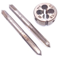 HSS M5x0.5mm Taper Plug Tap Die Metric Thread Right Hand Cutting Hardware