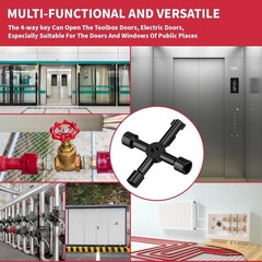 High Carbon Steel Plumbing Tool Kit 3-Piece with Sillcock Key for Tight Spaces