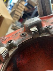 Ridgid 141 Pipe Threader Receding Threader 2 &frac12;&rdquo;-4&Prime; works fine good dies