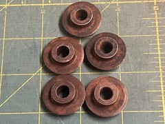 Lot 5 Pieces: Unused Ridgid Pipe Tubing Cutter Wheel: E-2358 (6726)