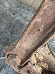 Vintage MARK MFG Co Chicago No. 3 Pipe Vise As Is