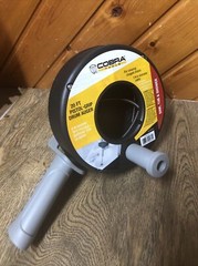 COBRA TOOLS 85200 1/4&Prime; X 20&rsquo;&rsquo; Plastic Drum Auger Clogged Sinks/Tub Drains New