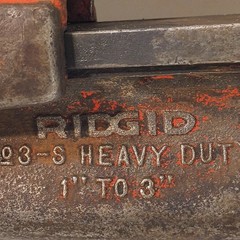 Rigid Heavy Duty No. 3-S Pipe Cutter Large Tool 1&Prime; to 3&Prime; Industrial Made In USA