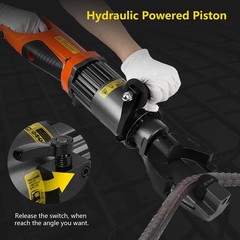 1200W Electric Hydraulic Rebar Bender Tool,110V, Bending up to 7/8 in #7 22 mm