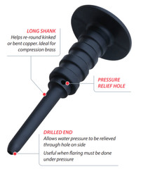 Knuckle Saver Hammer Flaring Rounding Tool for 3/4&Prime; K Copper