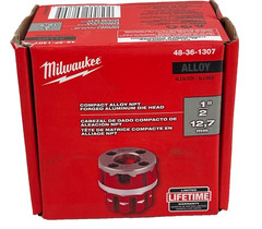 Milwaukee 48-36-1307 1/2&Prime; Compact ALLOY NPT Forged Aluminum Die Head