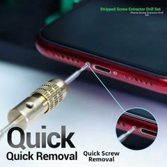 Screw Extractor Set Phone Repair Bits High-strength Steel Alloy Tool Steel