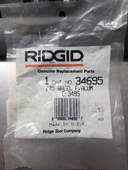 RIDGID N0. 34695 E-3495 PIPE CUTTER WHEEL tubeing cutter/ pipe cutter