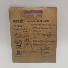 Set RIDGID 1/2&rdquo; NPT Die head thread dies 12-R dies #1,#2,#3,#4 NOS old pack USA