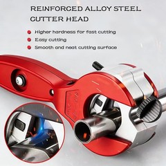 Ratcheting Tubing Cutter 5/16 to 1-1/8 Inch Copper Pipe Cutting Tool