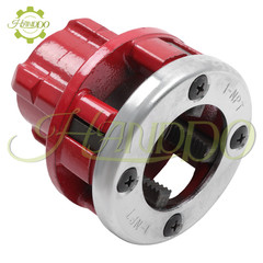 Manual Threading/Pipe & Bolt Die Head Complete w/Dies, 1-1/4&Prime; &1&Prime; NPT 12-R RH