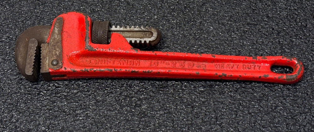 CRAFTSMAN # 55676 x 10&Prime; PIPE WRENCH BF Forged Heavy Duty Extra Strong Japan VG