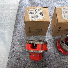Ridgid 12-R Pipe Threader Die Head Set 12R Threading Dies 1 1/4&rdquo; &ndash; 1/4&rdquo;
