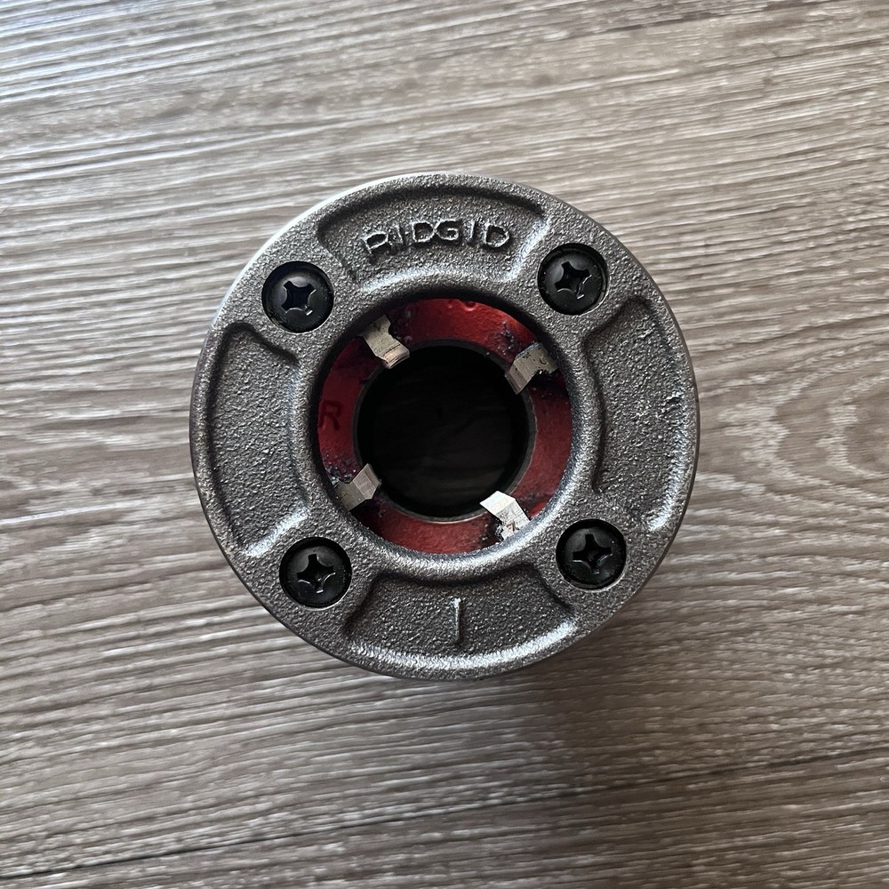 Ridgid Tool Die Head Pipe Threader Ratchet 00-R 00R Size 1&Prime; Made In USA