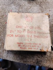 Vintage REED Mfg. Co. Pipe Threader Set with Dies (LARGE LOT)