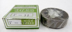 VINTAGE HIGH QUALITY HIGH SPEED SCREW ADJUSTABLE ROUND DIE (SIZE: 1&Prime; &ndash; 32) JAPAN